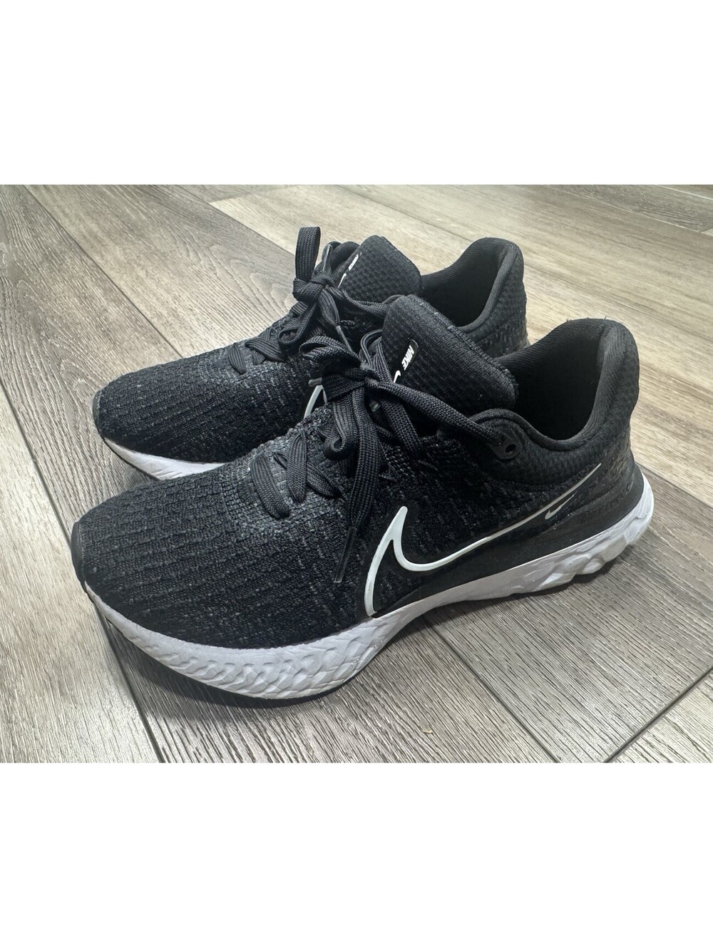 Nike Women's React Infinity 3 Running Shoes Black/White DD3024-001 Size 7.5